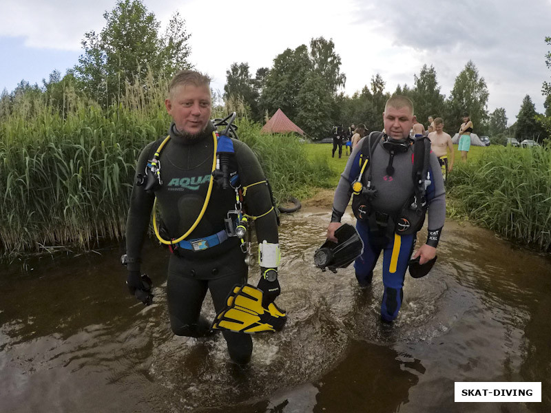 Шукста Игорь, Сканцев Александр, открытие длинной подводной программы