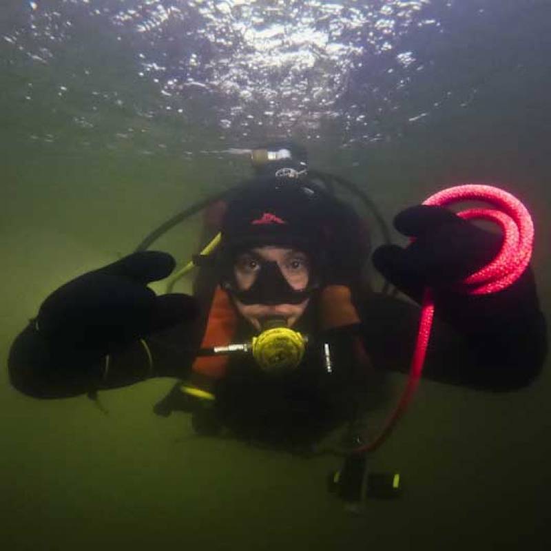 Набор на курс "ICE DIVER", подледная практика