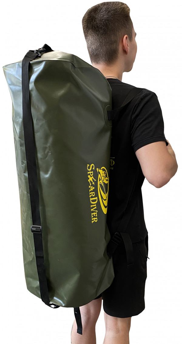 Две основные лямки позволяют носить изделие на плечах (наподобие рюкзака)