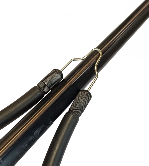 Устанавливается на любой арбалетный тяж с резьбой М14 на нем.