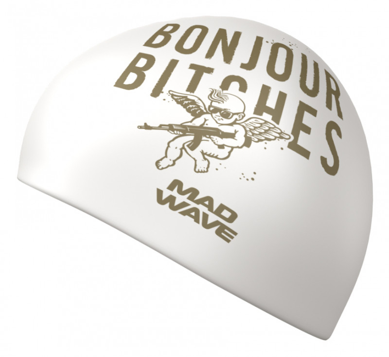 Шапка хорошо тянется, плотно облегает голову, не электризует и не тянет волосы, предотвращая их попадание в глаза и под детали очков или купальника. Универсальный размер шапочки подходит и взрослым, и детям.