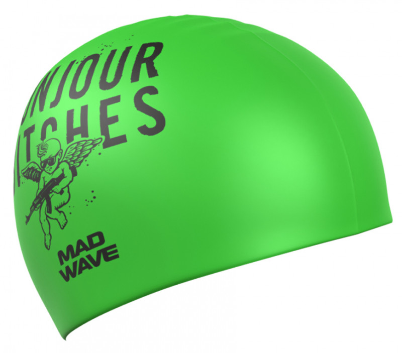 Изготовлена из высококачественного силикона. Он приятен на ощупь и практически не пропускает воду, не вызывает раздражения кожи (если, конечно, вы не тот самый крайне редкий случай аллергиков на силикон), поэтому шапочка идеально подходит для регулярных тренировок.