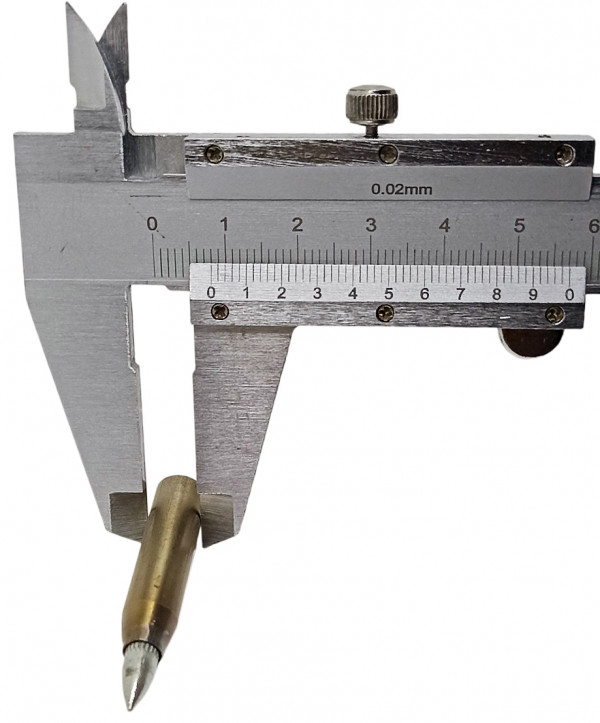 Максимальный диаметр головы - 8мм.
