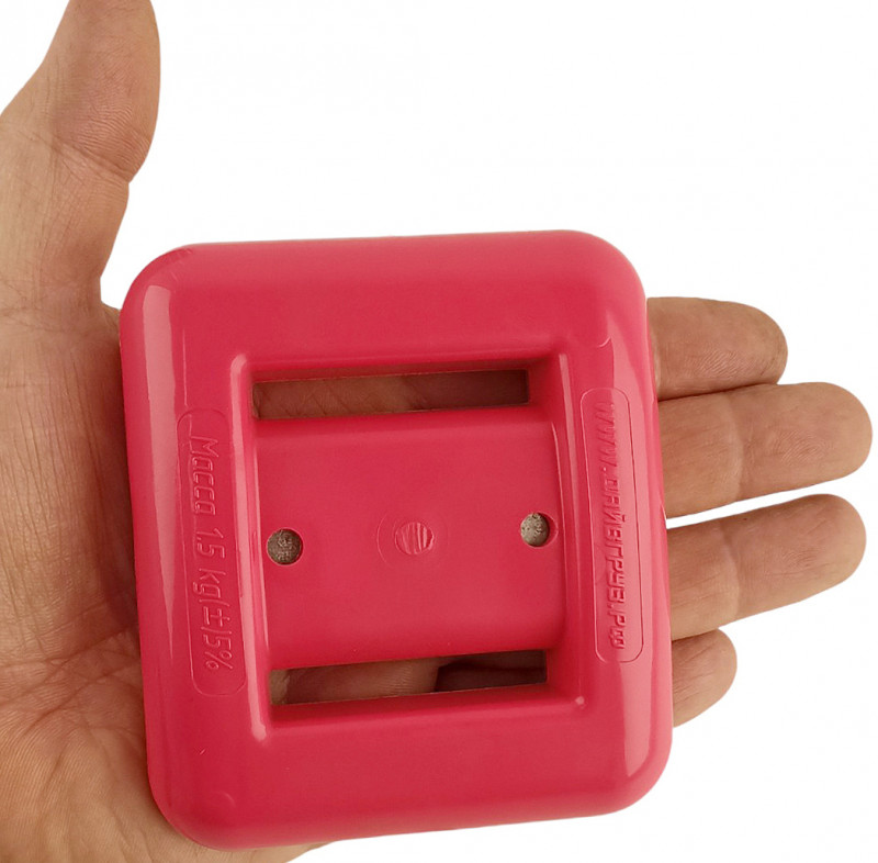 Профессиональный и очень приятный, как на вид, так и на ощупь, груз свинцовый обрезиненный.