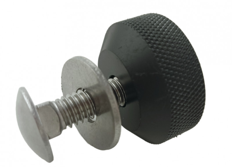 Профессиональный и очень удобный нержавеющий болт с пластиковой гайкой для сборки дайверского компенсатора плавучести типа «крыло».