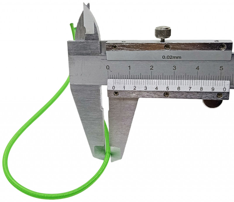 Реальный диаметр венгерки чуть менее 3мм.