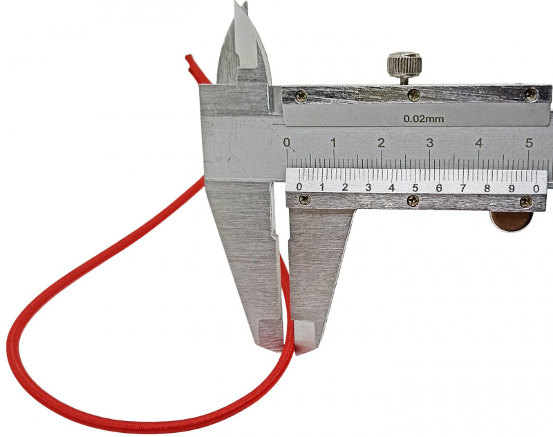 Реальный диаметр венгерки чуть менее 3мм.