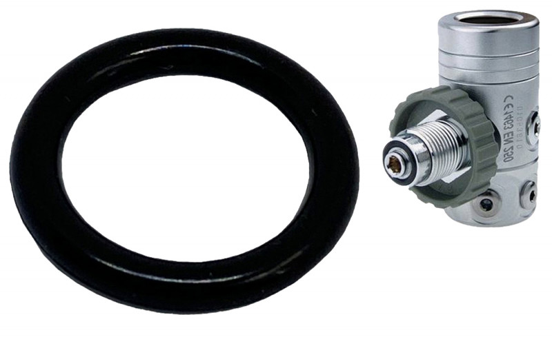 Оригинальный качественный О-ринг первой ступени современного регулятора «DIN» для дайвинга, хотя они же подходят и ко всем YOKE-переходникам.