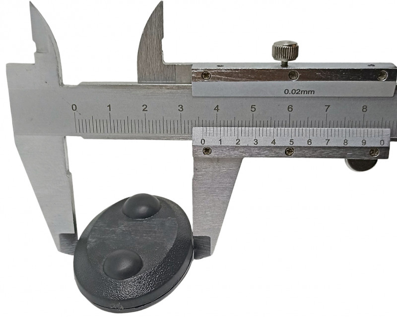 Максимальная ширина клипсы - 3.6см.