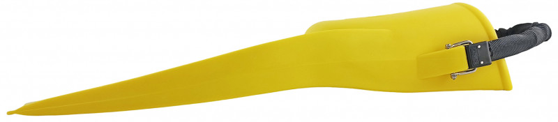 Максимальная ширина лопасти - около 25см. Длина ласты в размере XL - около 56см, в размере XXL - около 59см.