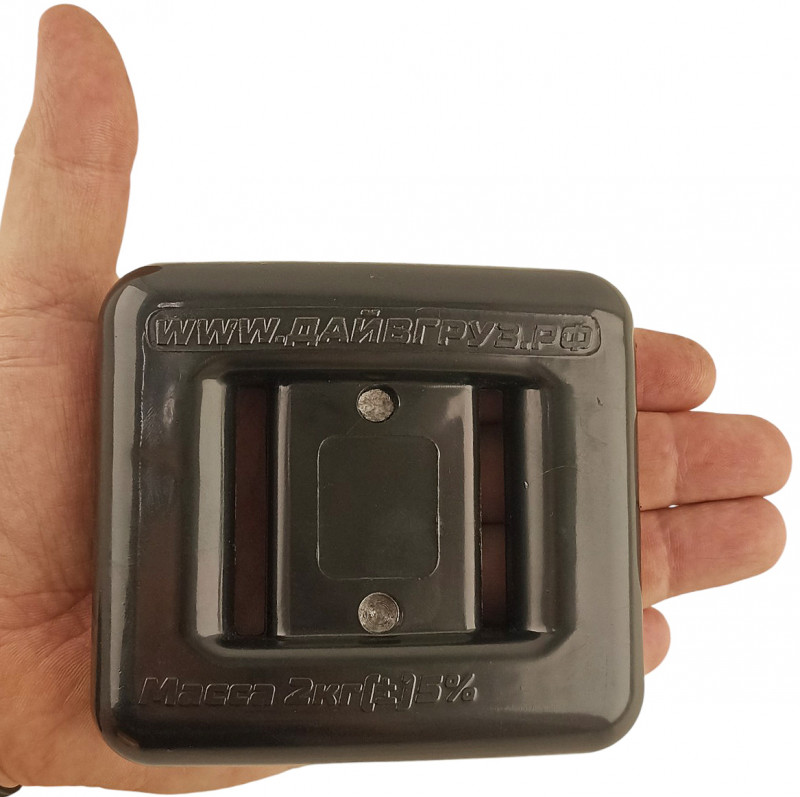 Профессиональный и очень приятный, как на вид, так и на ощупь, груз свинцовый обрезиненный.