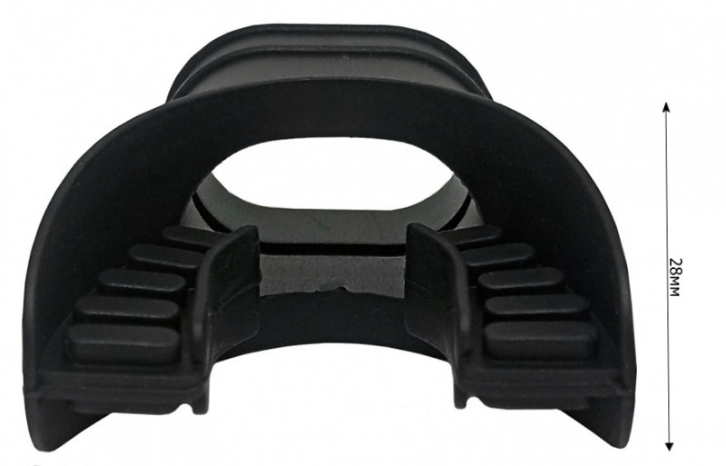 Длинные язычки для прикуса обеспечивают комфорт и помогают предотвратить усталость челюсти.