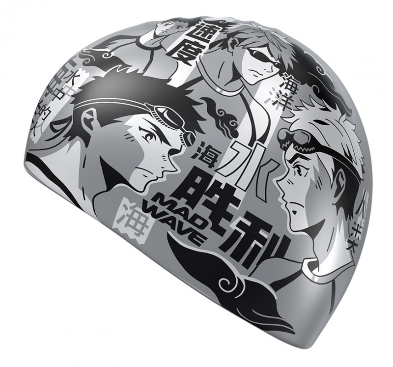 Шапка хорошо тянется, плотно облегает голову, не электризует и не тянет волосы, предотвращая их попадание в глаза и под детали очков или купальника. Универсальный размер шапочки подходит и взрослым, и детям.