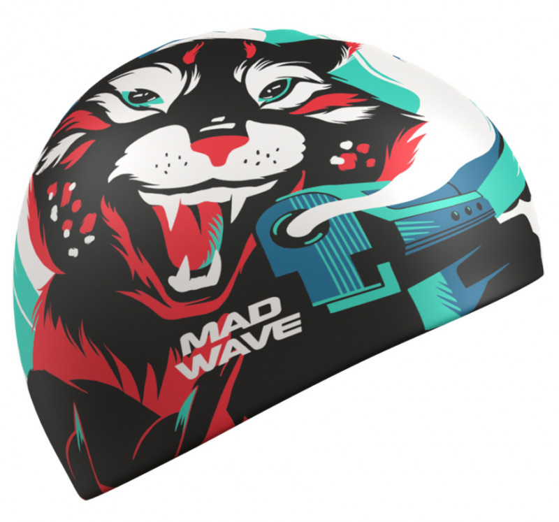 Шапочка с рысью поможет своему владельцу почувствовать себя таким же ловким и быстрым хищником в воде как эта «кошечка» на суше.