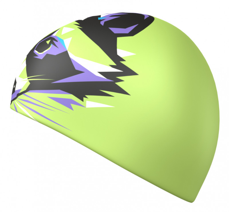 Шапка хорошо тянется, плотно облегает голову, не электризует и не тянет волосы, предотвращая их попадание в глаза и под детали очков или купальника. Универсальный размер шапочки подходит и взрослым, и детям.