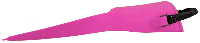 Длина ласты в размере L - около 49.5см, в размере XL - около 56см.