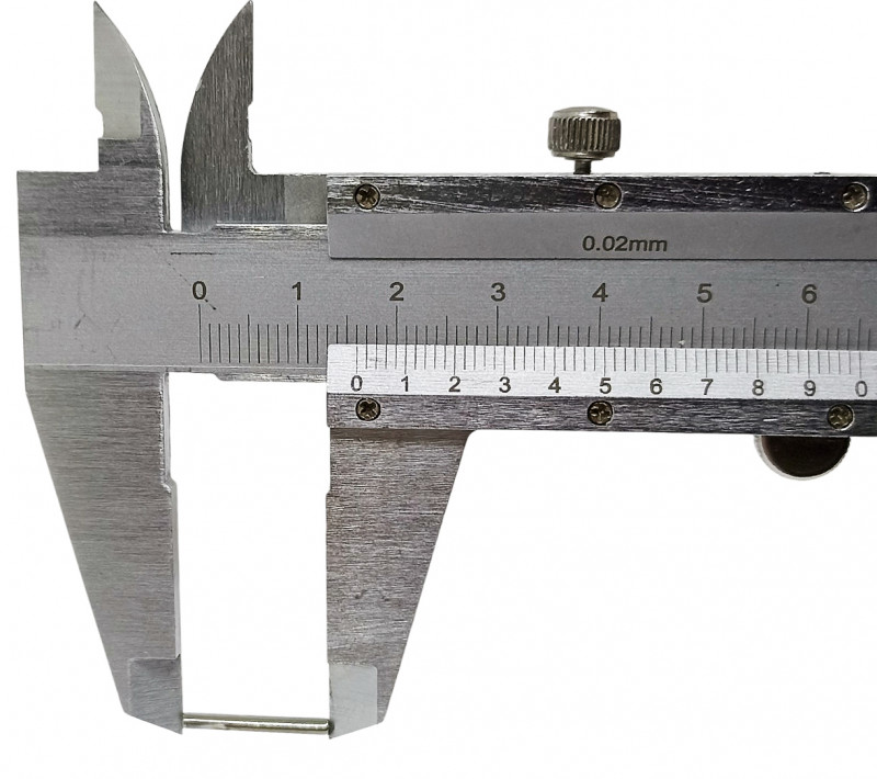 Длина штока - около 1.6см.