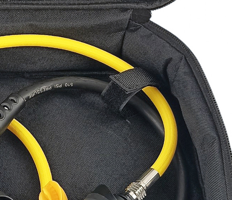 Два ремешка на липучках, при помощи которых можно закрепить регулятор внутри сумки.