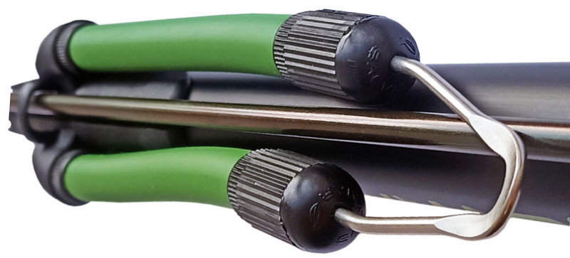 Качественные парные латексные тяги оптимальным диаметром 14мм с зацепом из нержавеющей стали.