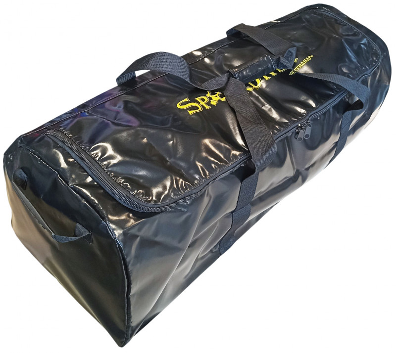 Профессиональная сумка для мокрого подводного снаряжения «ИХТИАНДР» объемом около 100 литров от популярного российского бренда SPEARDIVER.