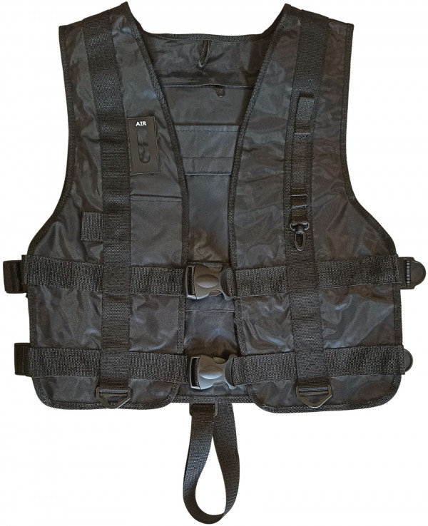 Профессиональный грузовой жилет подводного охотника «СКОРПЕНА V2.5» без камеры поддува.