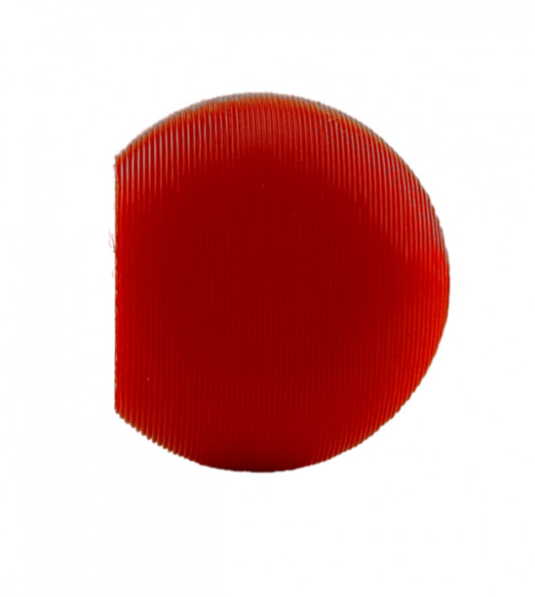 Палочка имеет D-образную форму (скошенную сторону), а яркий цвет снижает риск потери и упрощает поиск данного аксессуара на себе в условиях пониженной видимости.