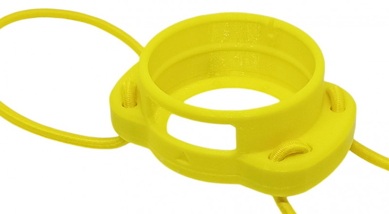 Профессиональный компактный и очень удобный держатель для компаса SUUNTO SK-8 с резинками на руку.