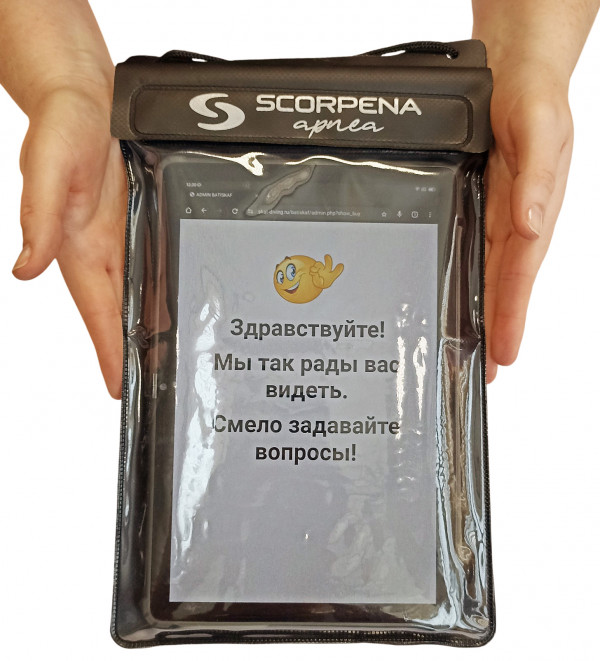 Размер прозрачного окошка - 26х19см.