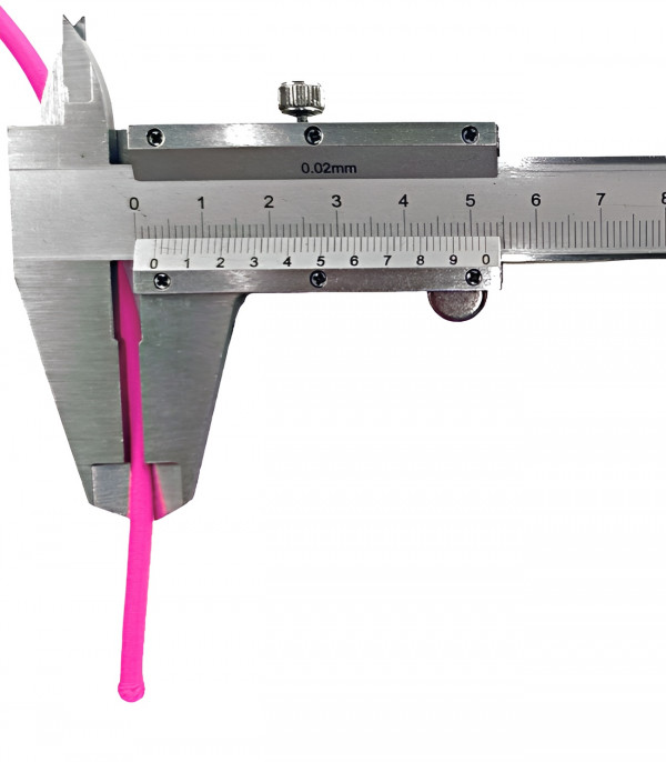 Диаметр резинки - около 3мм.