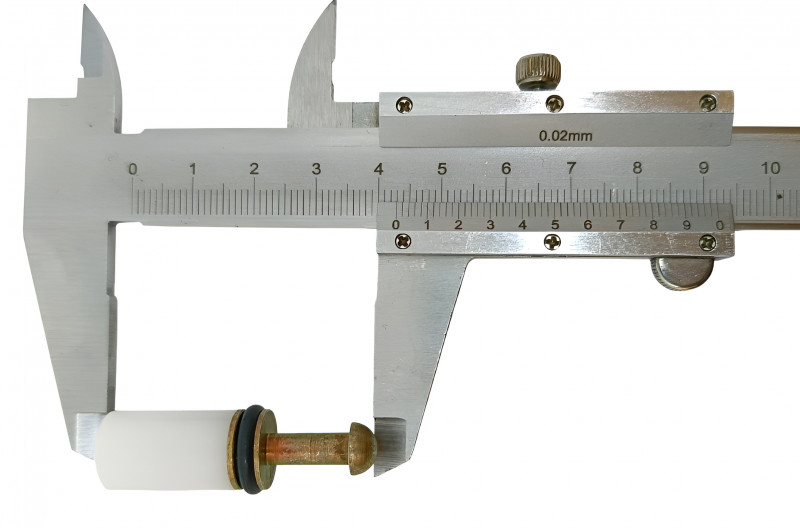 Длина поршня - около 43мм.