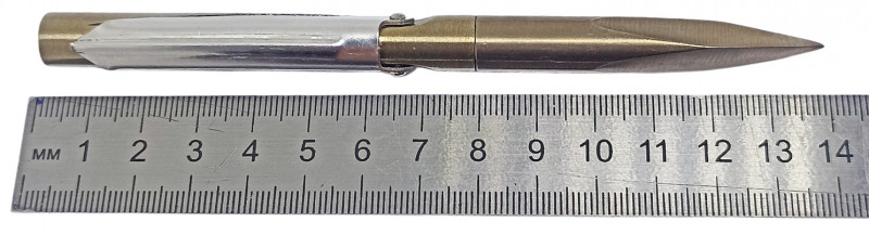 Несколько увеличенная длина наконечника - около 14см.