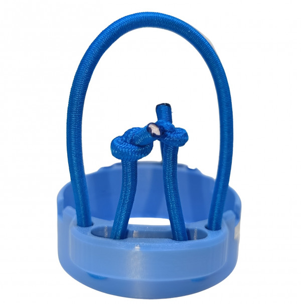 Длина резинок быстро и легко регулируется - просто потяните за торчащие свободные концы, и держатель с прибором прижмется к руке плотнее.