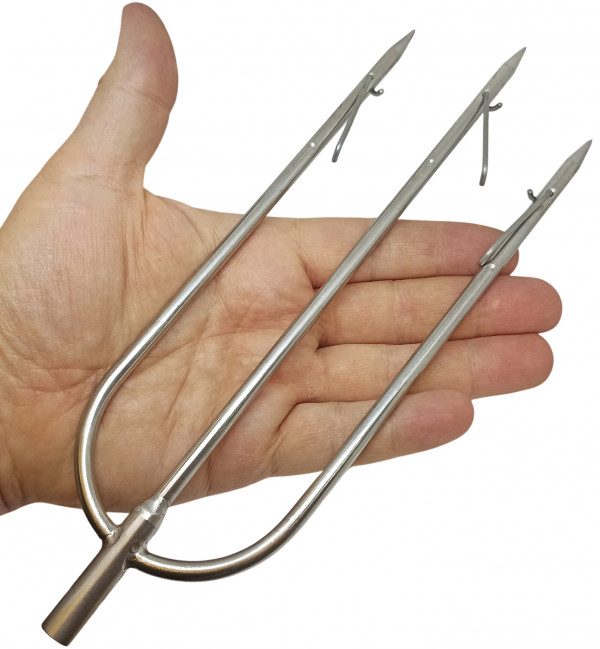 Профессиональный мощный трезубец на гарпун для подводной охоты от компании SCORPENA.