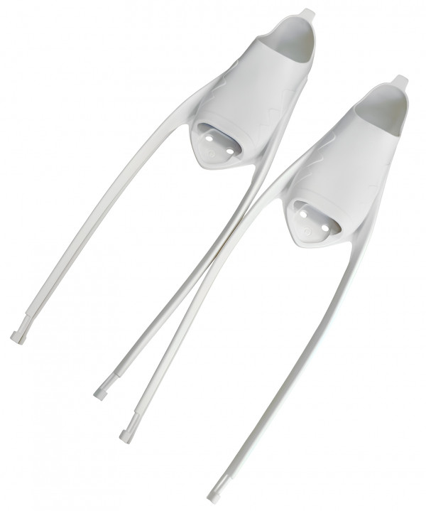 Откройте для себя комфорт и эффективность подводного плавания с калошами SCORPENA F1 в элегантном белом исполнении.