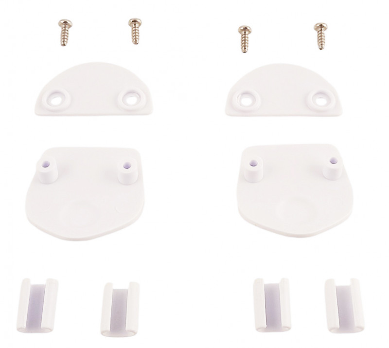 Содержит все необходимые детали для крепления пары лопастей к паре калош.