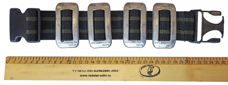 Ремешки для груза на ноги длиной около 34см, легко тянутся до 39см.