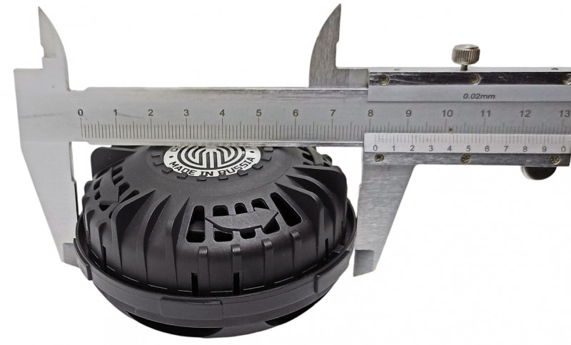 Максимальный внешний диаметр клапана - около 8.2см.