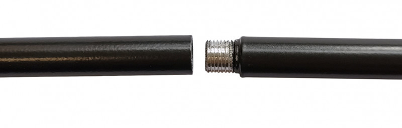 Длина слинга в полностью собранном виде - 155см. Чтобы удобно хранить и перевозить слинг раскручивается на два колена посредством резьбы M12.