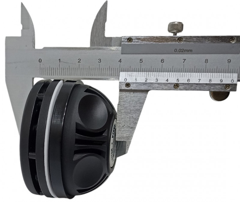 Высота клапана в сбое - около 4.3см.