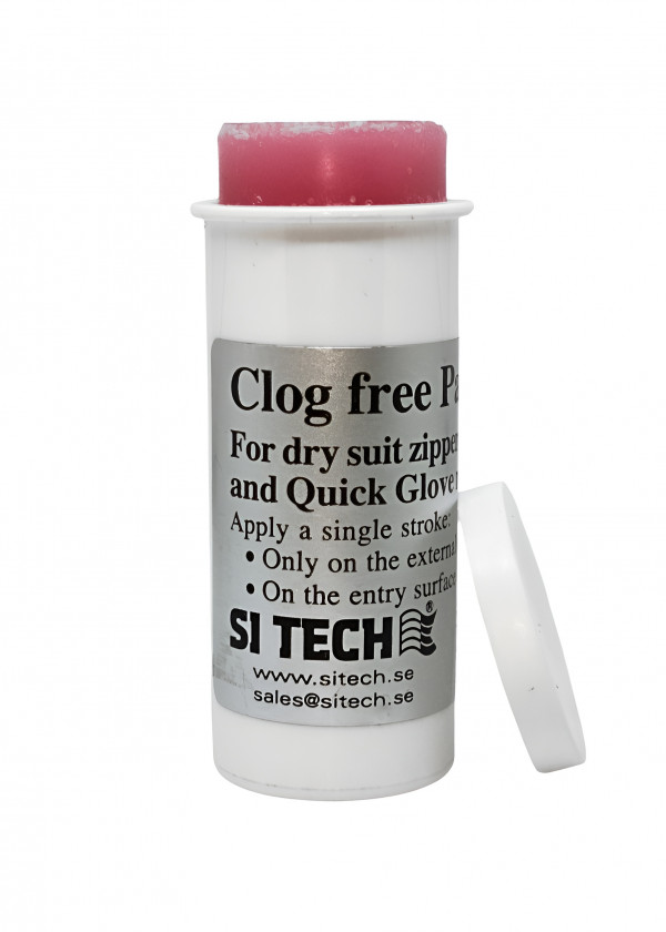 Для более легкой эксплуатации молнии и колец сухих перчаток, а так же для продления срока их службы рекомендуется время от времени смазывать их парафином или специальным средством. Перед вами то самое средство - профессиональный парафин от шведской компании «SI TECH».