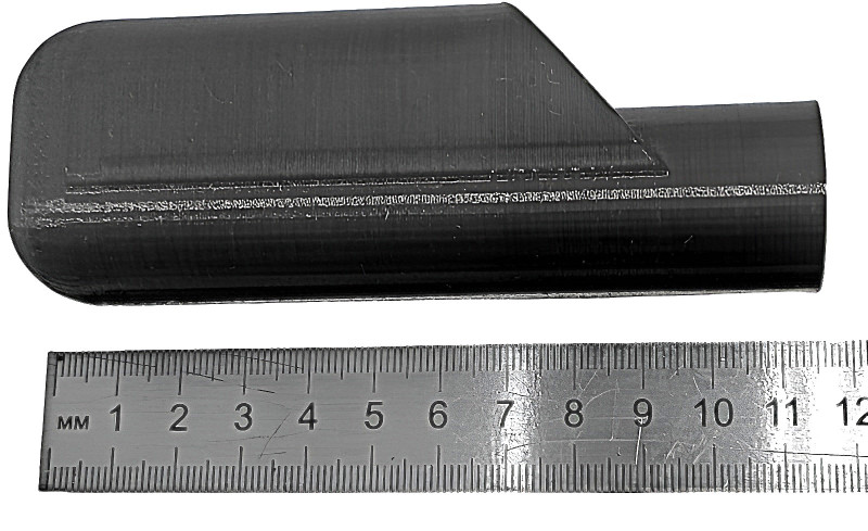 Длина клапана - 11.5см.