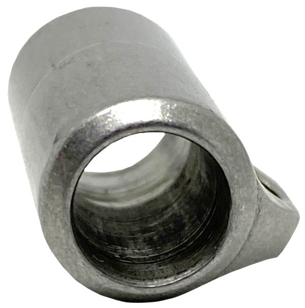 Малый размер снижает сопротивление воды при стрельбе. Покатая форма спереди для лучшего проникновения в тело добычи.