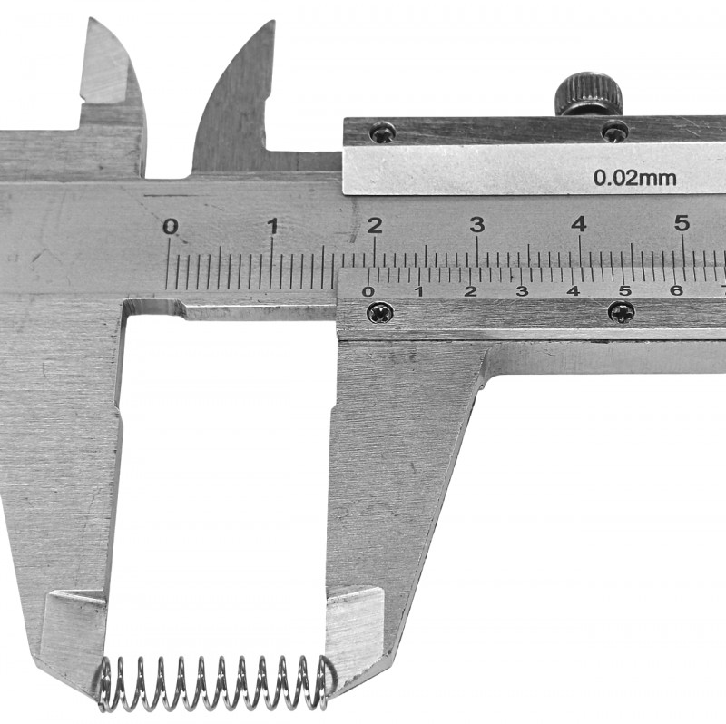 Длина пружины - немного больше 19мм.