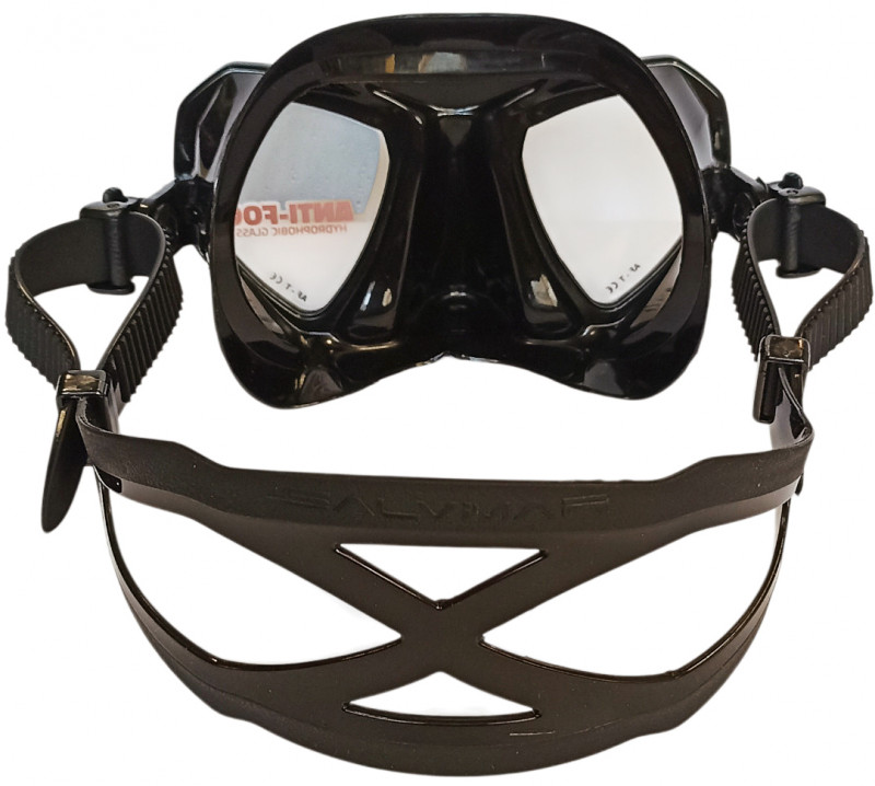 Широкий затылочный ремешок из мягкого силикона надежно удержит маску на вашей голове.