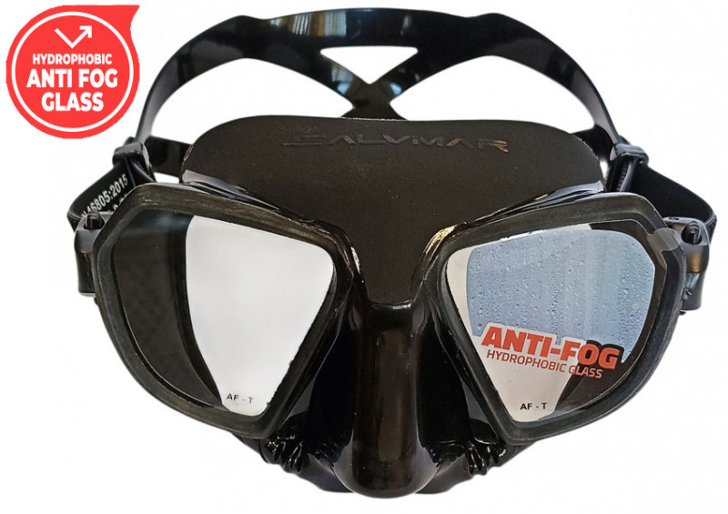 Профессиональная маска NOAH ANTIFOG от итальянского производителя SALVIMAR - модель для глубинной подводной охоты и фридайвинга, в том числе и детского.