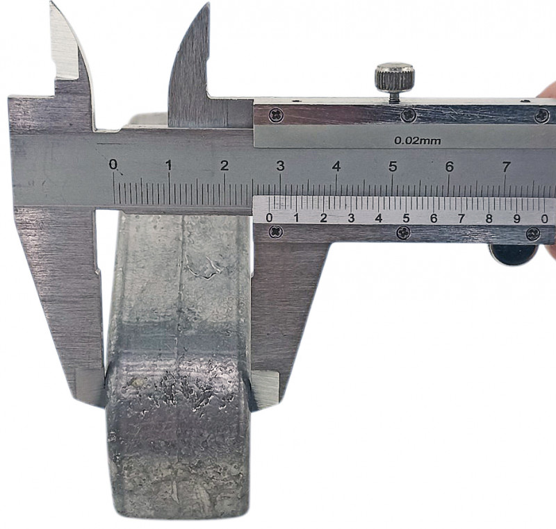 Толщина груза - 2.8см.