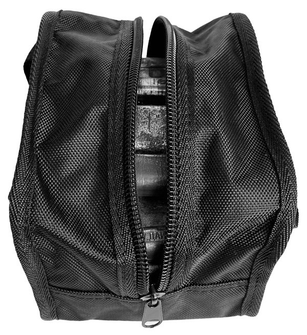 В сумке комфортно можно переносить до 16 килограмм свинцовых грузов разного типа.