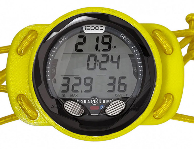 Держатель с резинками - удобная, надежная и правильная замена штатному ремешку прибора.