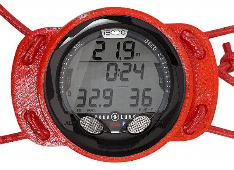 Держатель с резинками - удобная, надежная и правильная замена штатному ремешку прибора.