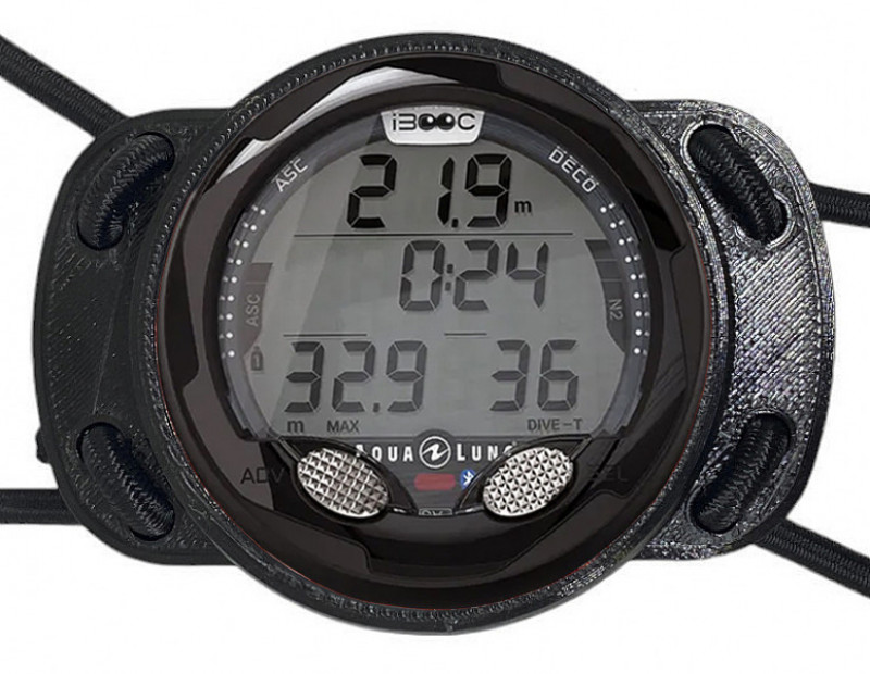 Держатель с резинками - удобная, надежная и правильная замена штатному ремешку прибора.